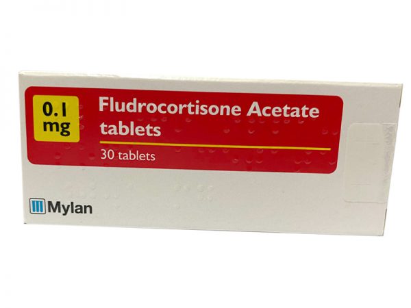 Fludrocortisone Acetate 0.1mg tablets