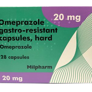 Omeprazole gastro-resistant capsules, hard 20mg